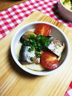 サンマの味噌煮とミニトマトココットカマン-レシピのメイン写真