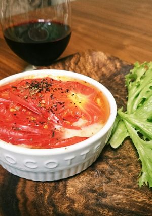 糖質制限でも朝から元気に!ココットカマン-レシピのメイン写真