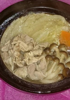 創味シャンタンで簡単一人鍋-レシピのメイン写真