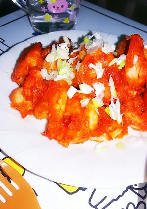 創味シャンタンDX～甘いエビチリ?!～-レシピのメイン写真