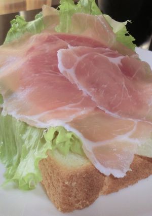 生ハムとレタストースト-レシピのメイン写真