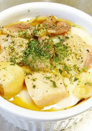 ココットカマン✿鶏缶で手抜き♪-レシピのメイン写真