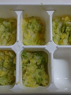 離乳食中期☆白菜☆細かく食べやすい-レシピのメイン写真