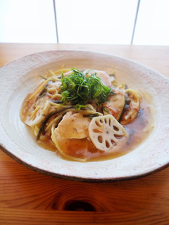 和*梅あんかけワンポットパスタ-レシピのメイン写真