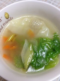 レタスシャキシャキワンタンスープ-レシピのメイン写真