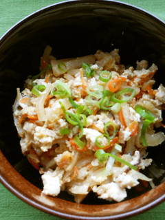 大根とにんじんんのいり豆腐-レシピのメイン写真