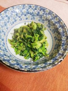 常備菜!かぶの葉de味噌炒め(よごし)♪-レシピのメイン写真