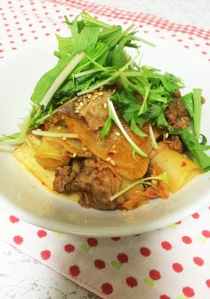ピリ辛☆キムチ肉じゃが-レシピのメイン写真