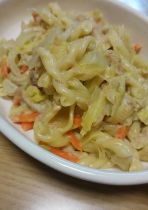 簡単★ワンポットパスタでホットサラダ-レシピのメイン写真