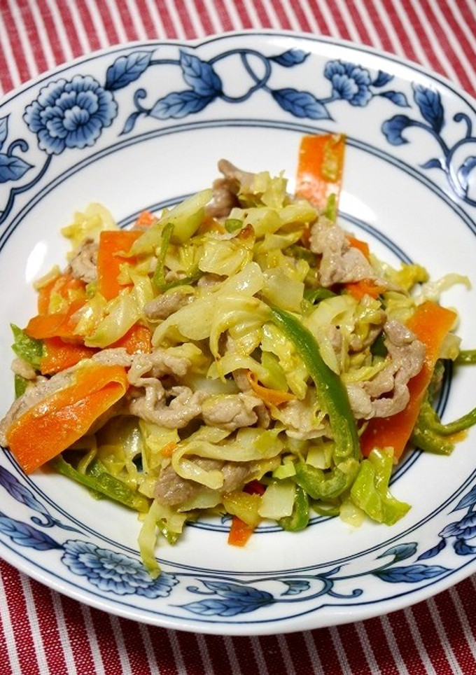 簡単！野菜炒め（マヨソース味噌風味）-レシピのメイン写真