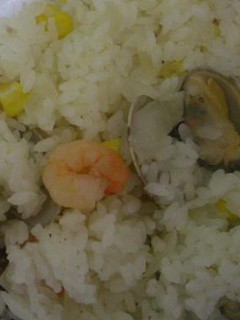 アサリとコーンの炊きこみピラフ-レシピのメイン写真