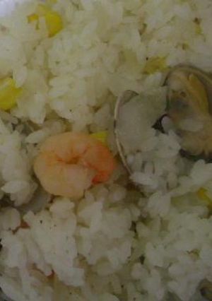 アサリとコーンの炊きこみピラフ-レシピのメイン写真