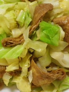 お揚げとキャベツの煮浸し♪-レシピのメイン写真