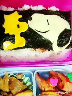 スヌーピー海苔弁当-レシピのメイン写真