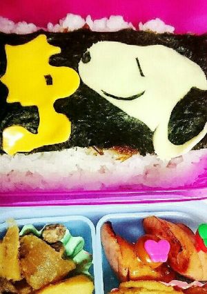 スヌーピー海苔弁当-レシピのメイン写真