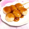 もちプチ食感♡発芽米入りみたらし団子