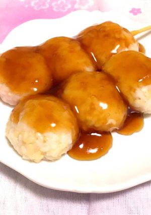 もちプチ食感♡発芽米入りみたらし団子-レシピのメイン写真