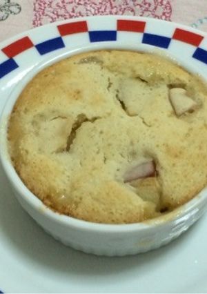 りんご入れた簡単カマンベールチーズケーキ-レシピのメイン写真