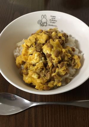 発芽米で簡単朝ごはん！納豆卵ご飯-レシピのメイン写真