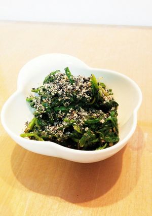 ホウレンソウの胡麻味噌和え-レシピのメイン写真