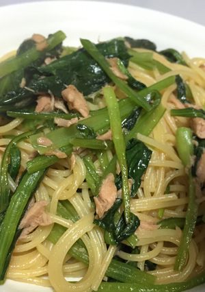 超簡単☆ツナと小松菜の中華風パスタ-レシピのメイン写真