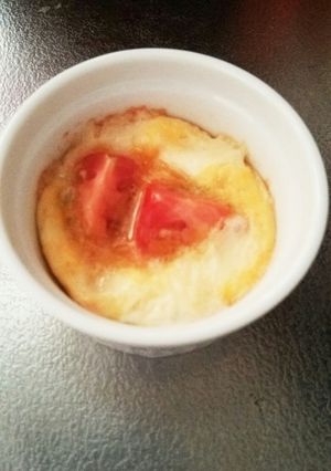 ココットで簡単卵チーズ-レシピのメイン写真