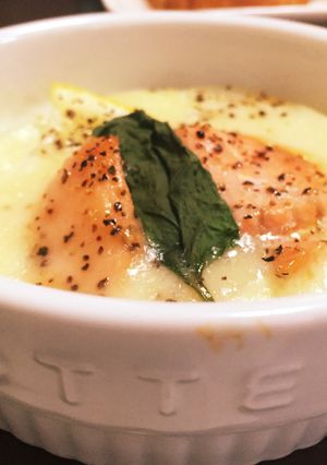 サーモンと卵のココットカマン♡十勝カマン-レシピのメイン写真