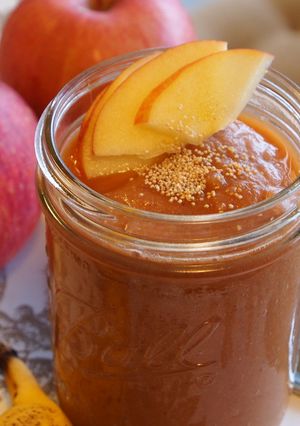 人参嫌い克服!人参フルーツ・スムージー-レシピのメイン写真