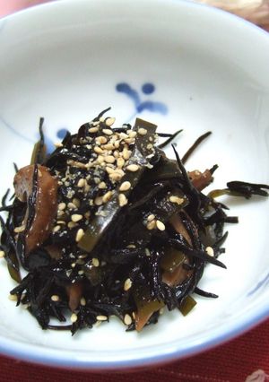昆布とひじきの煮物-レシピのメイン写真