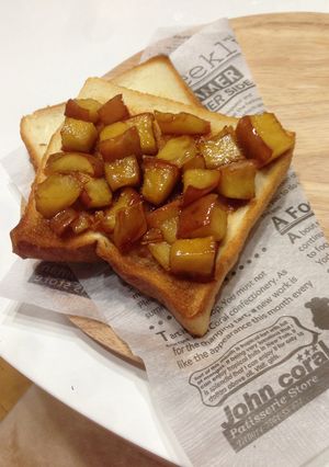 カラメルりんごのトースト-レシピのメイン写真