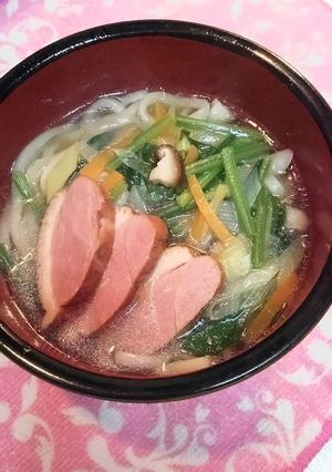中華風鶏塩うどん-レシピのメイン写真