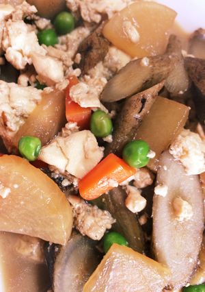 簡単!ごま風味のけんちん煮-レシピのメイン写真