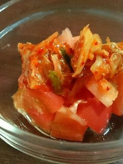 ご飯にもう一品~!トマトの和え物!-レシピのメイン写真