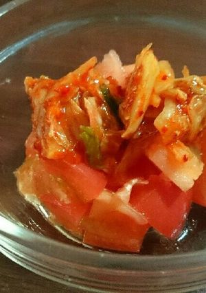 ご飯にもう一品～！トマトの和え物！-レシピのメイン写真