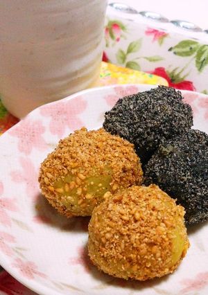 ゴマのスイートポテト団子-レシピのメイン写真