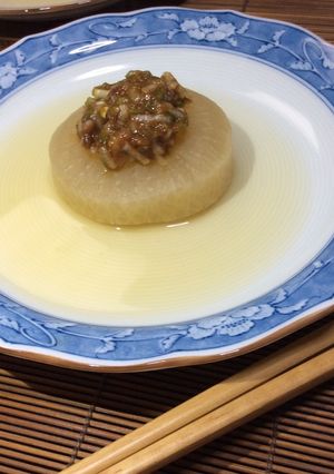 ふろふき大根の、ねぎ味噌のせ-レシピのメイン写真