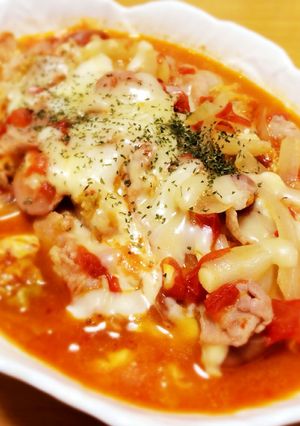 無加水で♪♪白菜と豚バラのトマト煮♡-レシピのメイン写真
