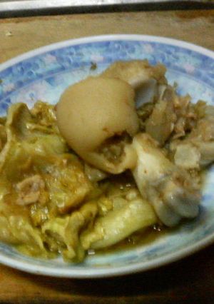豚足レタス煮込み-レシピのメイン写真