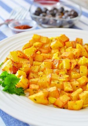 トルコの家庭料理☆フライドポテトの卵とじ-レシピのメイン写真