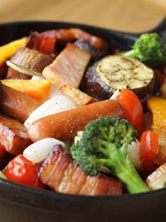 フライパン DE ぎゅうぎゅう焼き-レシピのメイン写真