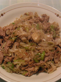 ネギと豚肉の細切り炒め-レシピのメイン写真