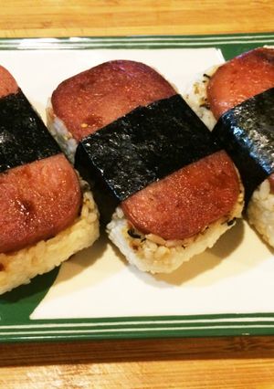 ハワイ在住私のソウルフード♡スパムむすび-レシピのメイン写真