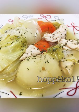 鳥ササミのポトフ☆ジンジャー&バター風味-レシピのメイン写真