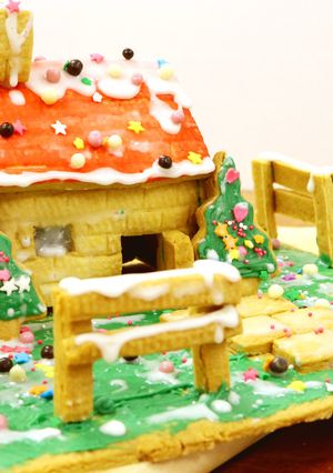 クリスマスに♪お菓子の家-レシピのメイン写真