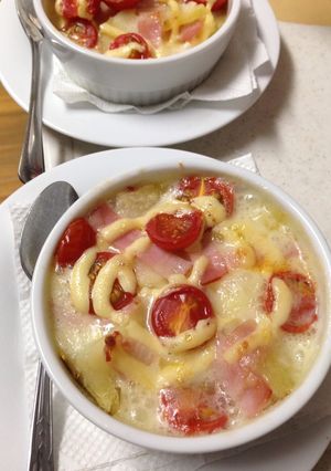 ポテト&トマトのココットカマン-レシピのメイン写真
