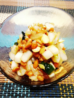 食感樂しい☆中華納豆和え-レシピのメイン写真