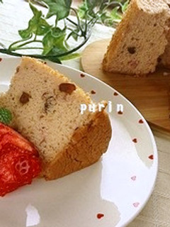 いちご大福風シフォンケーキ-レシピのメイン写真