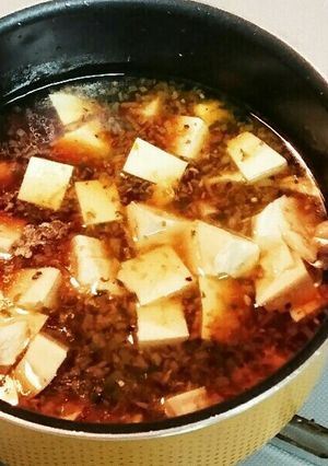 創味シャンタン♪簡単本格、麻婆豆腐-レシピのメイン写真