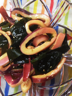 ボイルいかとわかめの酢の物-レシピのメイン写真