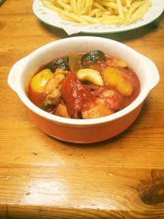 トマト缶で簡単チキン煮込み-レシピのメイン写真